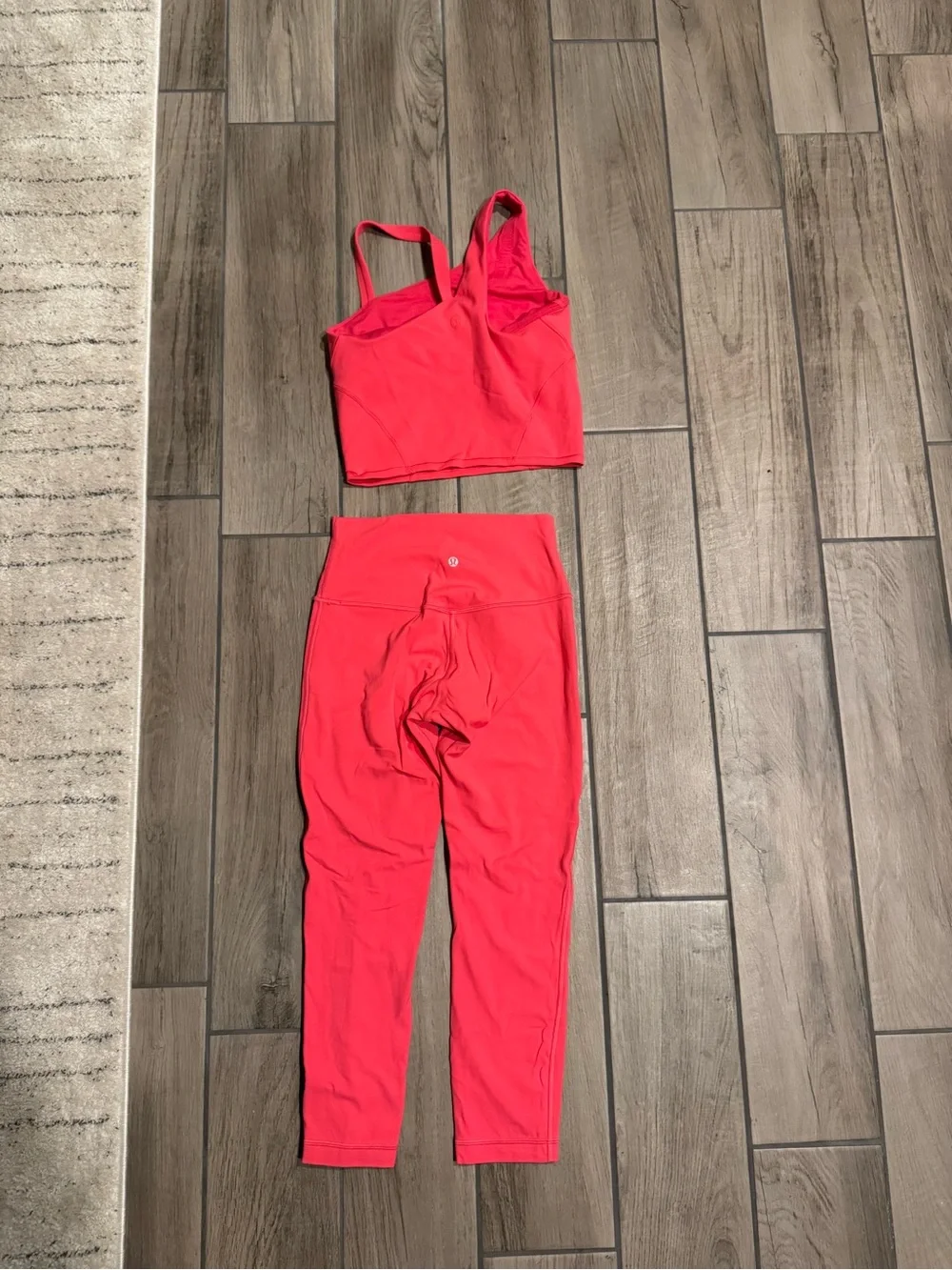 lululemon athletica Coral High-Rise Leggings & Crop Tank Set